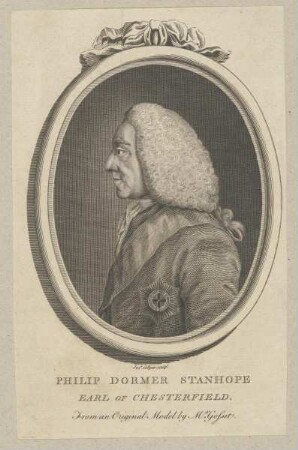 Bildnis des Philip Dormer Stanhope of Chesterfield