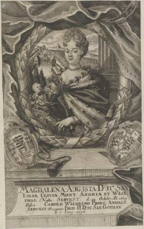Bildnis von Magdalena Augusta, Fürstin von Sachsen