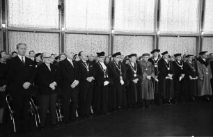 Jahresfeier der Technischen Hochschule in der Schwarzwaldhalle.