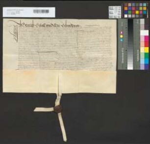 Revers des Heinrich Schall von Bell als erzbischöflicher Amtmann zu Lechenich.