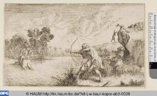 Herkules und Nessus / Nessus centaurus fidem violans et Lichas dolosum munus ferent ab Hercule occisi