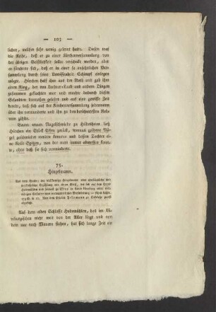 75. Hinzelmann.