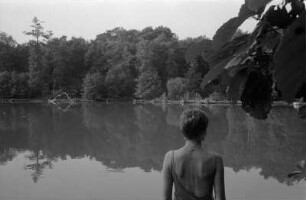 In Berlin-Frohnau am Hubertussee mit Ilse Späth