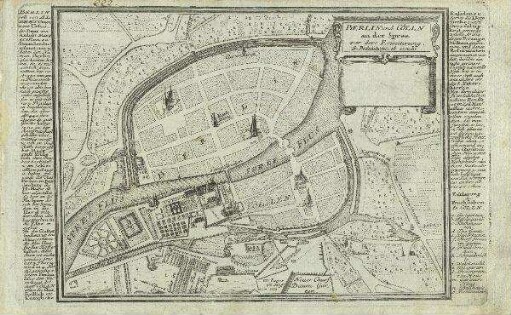 Berlin und Cölln an der Spree vor dero Erweiterung