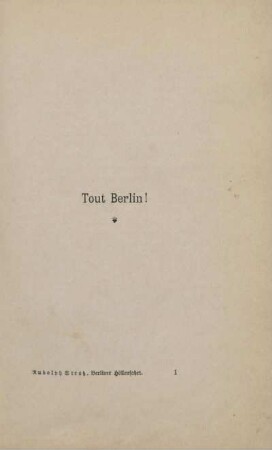 Tout Berlin!