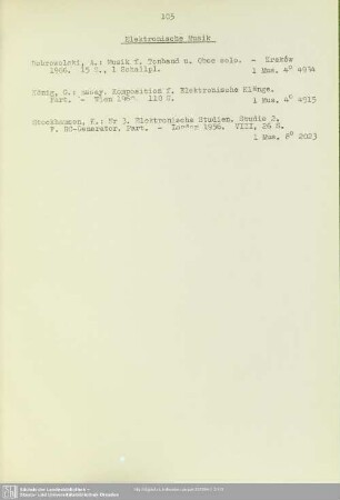 Elektronische Musik