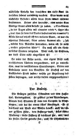 §. 9. Der Brünig