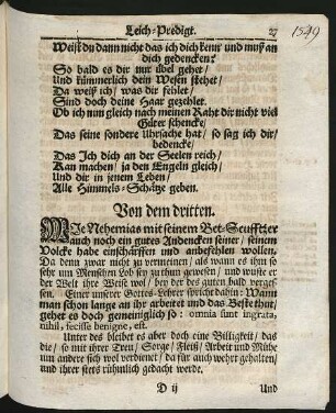 Von dem dritten.