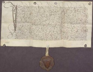 Gültbrief des Teinger Wißgerwer zu Pforzheim gegen die St. Michaelskirche daselbst