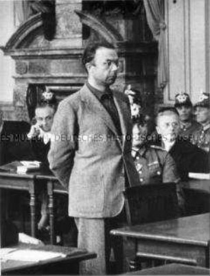 Oberstleutnant Albrecht von Hagen vor dem Volksgerichtshof