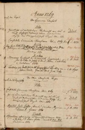 Von Hannover übersandt. - Von Wien übersandte Bücher.
