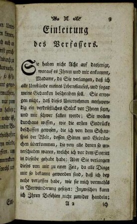 Einleitung des Verfassers.