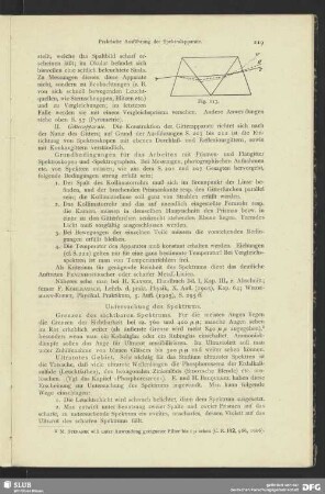 Untersuchungen des Spektrums
