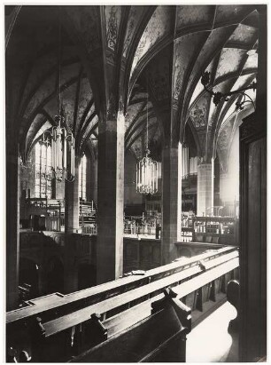 Thomaskirche, Leipzig Bachgruft: Empore