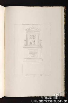 Pl. 20. Tombeau De N. Cattanae Dans Le Cloitre De St.e Marie Du Peuple, A Rome.