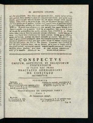 481-490, Conspectus Capitum, Sectionum, Et Reliquorum Contentorum...