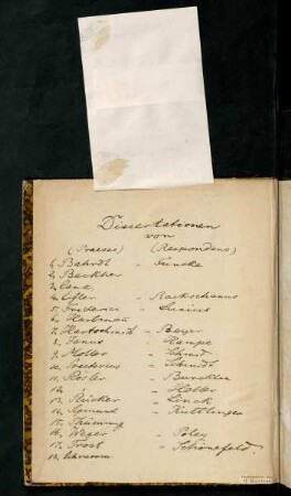 Spiegel (handschriftlicher Vermerk)