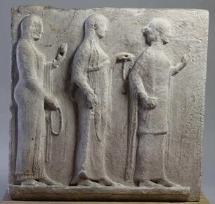 Reliefblock von einem spätarchaischen Fries aus Thasos