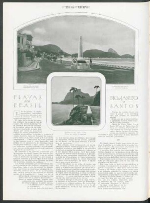 Playas del Brasil - Rio de Janeiro y Santos