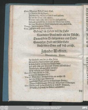 Zehender Aufftritt.