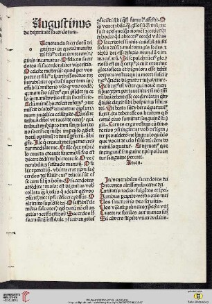 Ps.-Aurelius Augustinus: De dignitate sacerdotum
