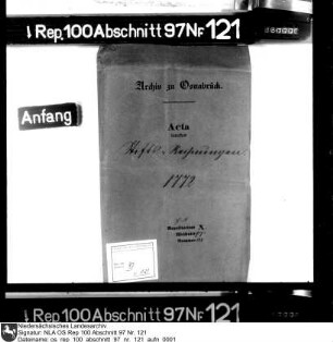 Stiftsrechnungen