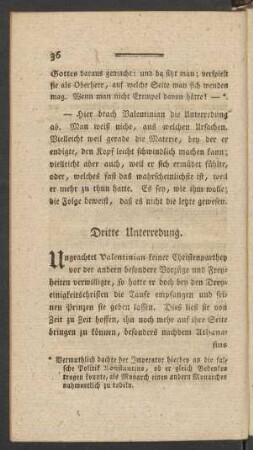 Dritte Unterredung