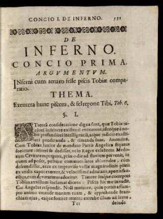 Concio Prima.