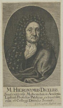 Bildnis des Hieronymus Dicelius
