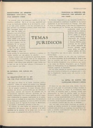 Temas jurídicos