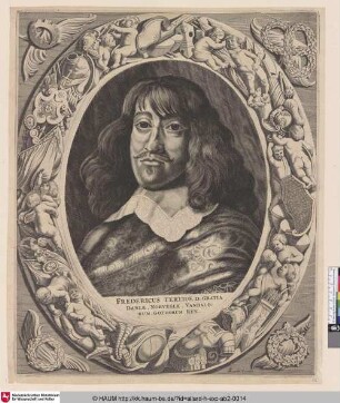FREDERICUS TERTIUS [Porträt Friedrich III., König von Dänemark]