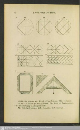 [Quadrat über Eck und auf der Seite, Achteck]