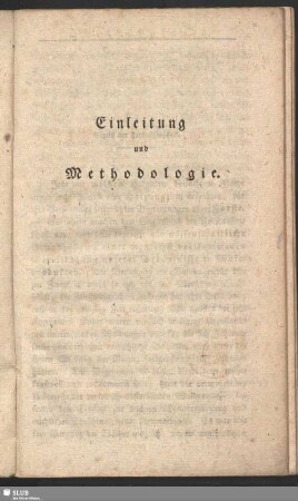 Einleitung und Methodologie