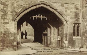Gateway of Bloody Tower. Tower of London.