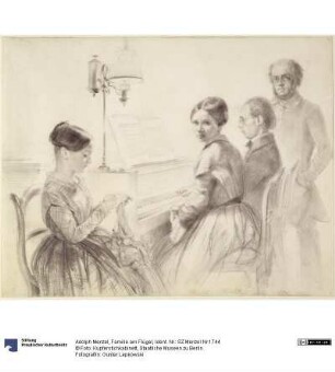 Familie am Flügel