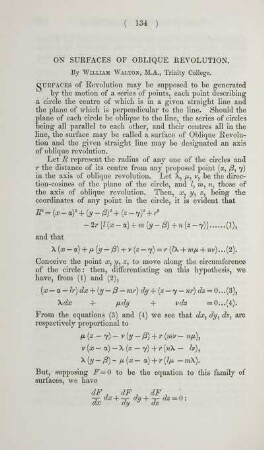 On surfaces of oblique revolution.