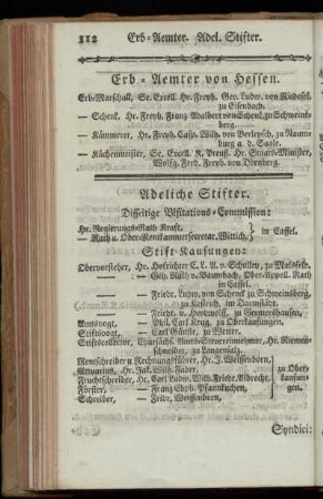 Erb-Aemter von Hessen