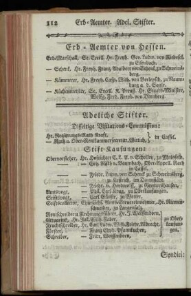 Erb-Aemter von Hessen