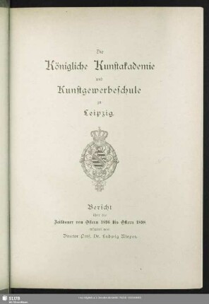 1896/98: Bericht : über die Zeitdauer ...