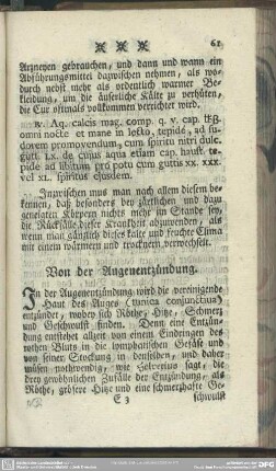 Von der Augenentzündung