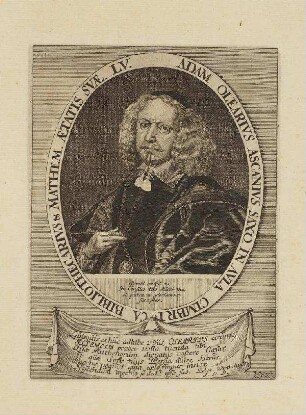 Bildnis von Adam Olearius (1599-1671)