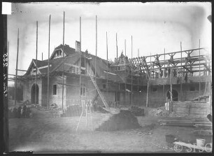 Potsdam, Villa Ingenheim, Bau des Marstall.