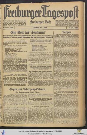 Nr. 125-150 (Juni 1932)