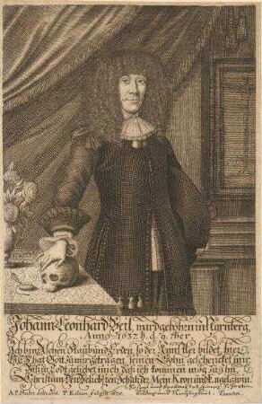 Johann Leonhard Beil (Beihel) d.J.; geb. 09.09.1637 in Nürnberg