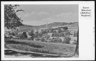 Wehrsdorf. Blick auf Wehrsdorf