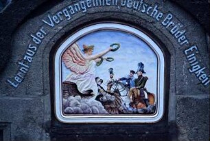 Detail voriges Bild: Bild auf dem Drei-Monarchen-Denkmal