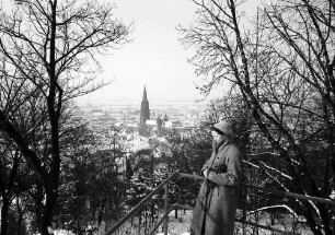 Freiburg: Blick vom Schlossberg auf Münster und Stadt