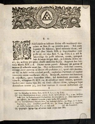 1-14, De Causis Divortii