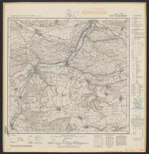 Meßtischblatt 2997 : Kranichfeld, [nach 1945] : Kranichfeld. - Hrsg. 1905, bericht. 1930. - 1:25000. - [Berlin]: Reichsamt für Landesaufnahme, [nach 1945]. - 1 Kt.