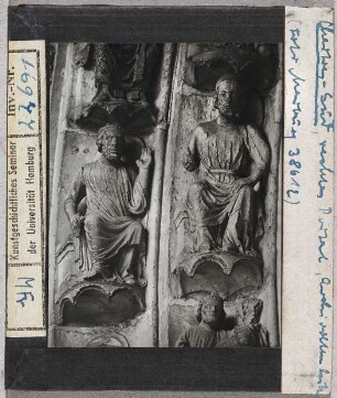 Chartres, Kathedrale: Südquerhaus, rechtes Portal, Archivolten